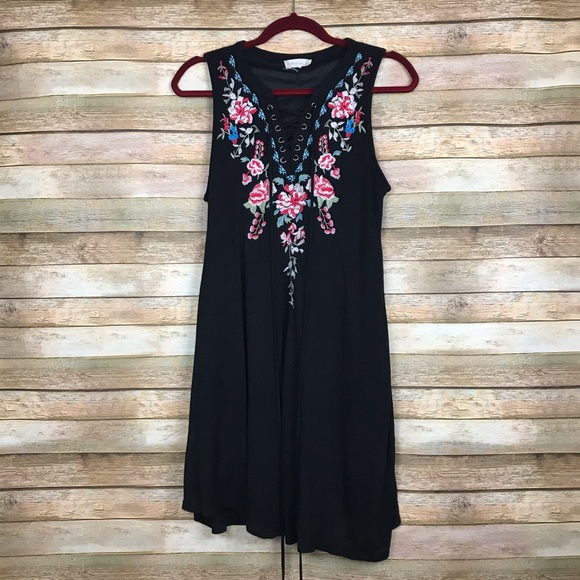 Altar'd State Dresses & Skirts - Altar’d State Embroidered Lace Front Dress M